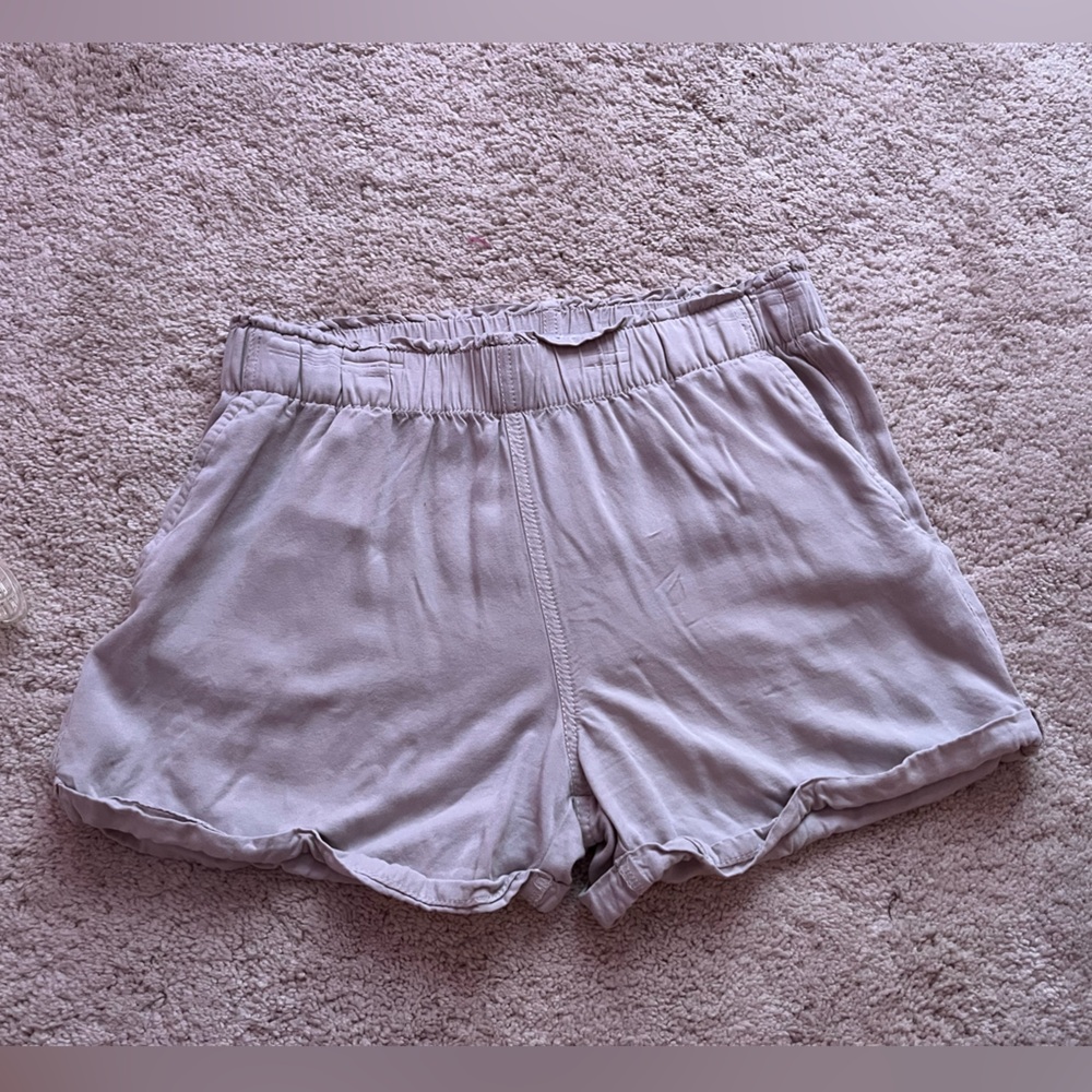 Women's Cream Casual Shorts